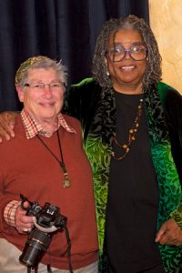 Sandy Morris and Mary Watkins. Photo by Irene Young